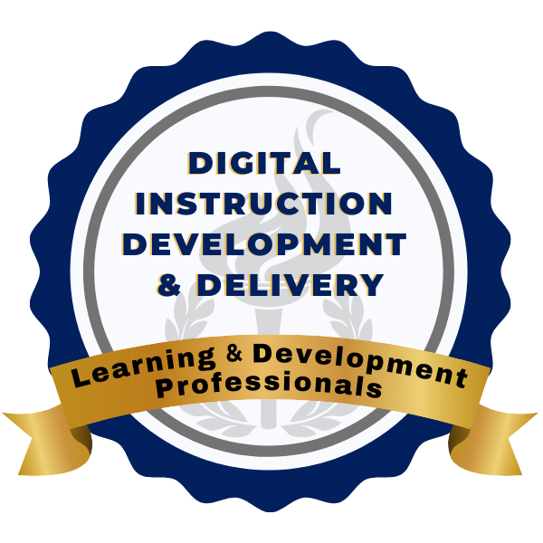 Digital Instruction Development and Delivery Badge